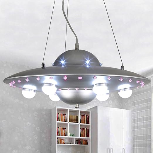 Pendelleuchten Eisen Abschnitt Dimmen Wunderbar Und Kühlen UFO Blau