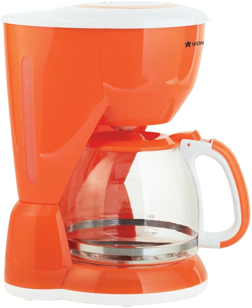 Buy Wonderchef Regalia 1.4Litre Coffee Maker (Orange) Online at Low