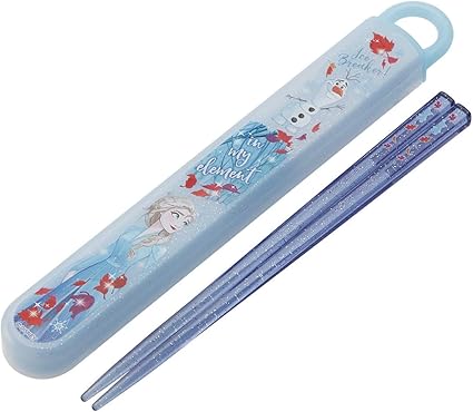 Amazon Co Jp スケーター 子供用 箸 箸箱セット エルサ オラフ アナと雪の女王 ディズニー 16 5cm Abs2am ホーム キッチン