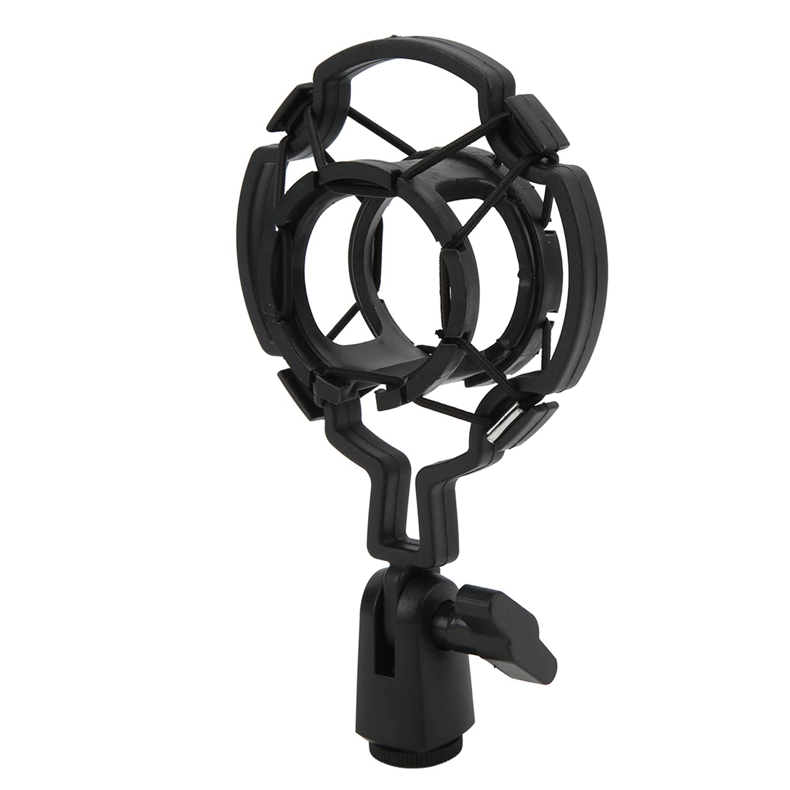 Topiky Microphone Shock Mount, 40‑48mm Diameter Dynamic Mic Anti Vibration Holder Stand Adapter Clip for Live Streaming Recording