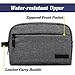 OIMIMY Mens Toiletry Bag Dopp Kit Travel Bathroom Bag Shaving Shower Cosmetic Organizer Gray