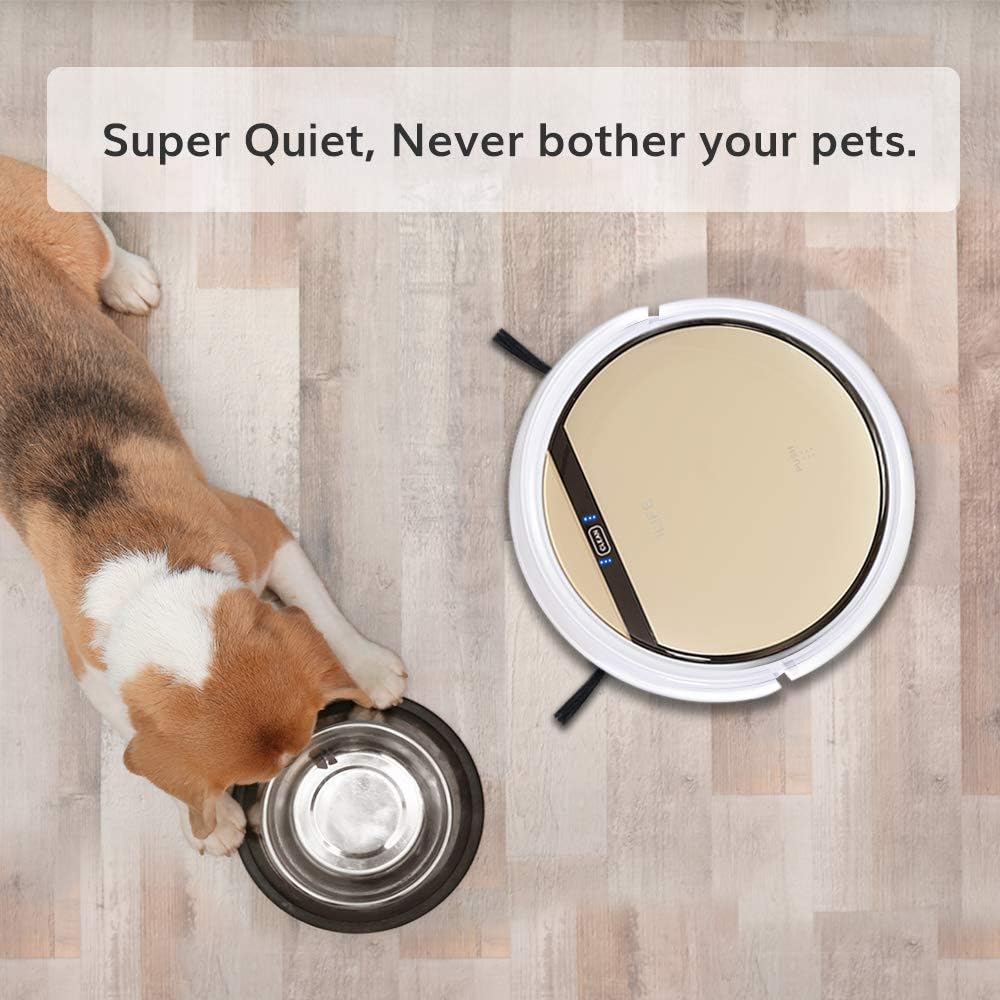 ILIFE V5s Pro, 2-in-1 Mopping,Robot Vacuum, Slim, Automatic Self-Charging Robotic Vacuum, Daily Schedule, Ideal for Pet Hair, Hard Floor and Low Pile Carpet.: Home & Kitchen