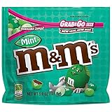 M&M'S Mint Dark Chocolate Candy Grab & Go Size 5-Ounce Bag (Pack of 8)