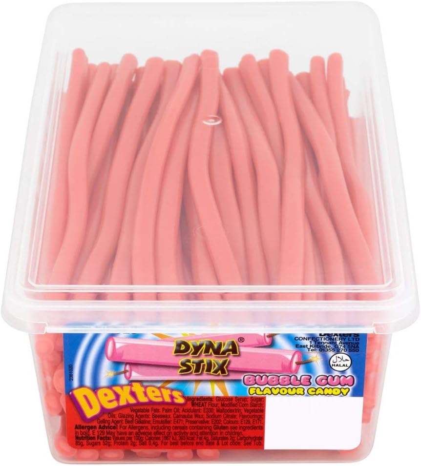 Dexters Dynastix Bulk Box 110 Stix (Bubble Gum)