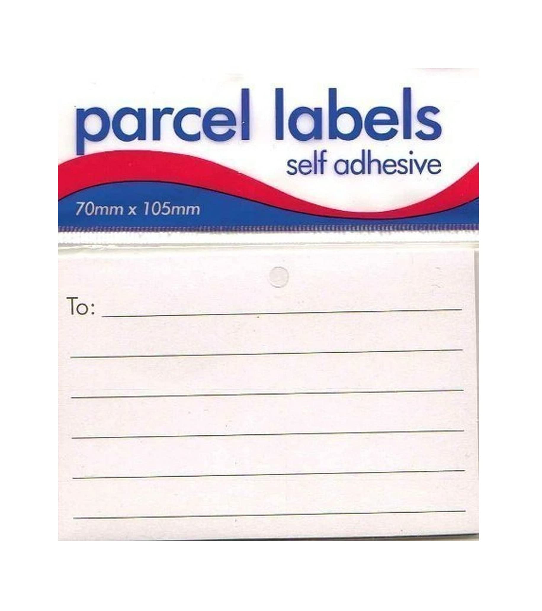 Parcel Labels Self Adhesive - Pack of 12 Labels