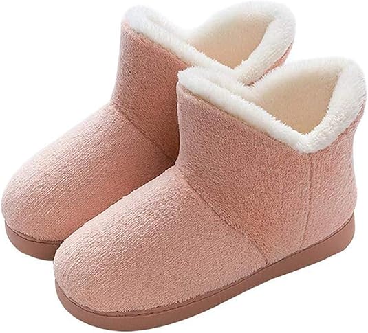 SIQITECH Hausschuhe Winter Herren - Warme Plüsch Pantoffeln Mit Rutschfesten Sohlen