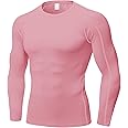 SPVISE Men's Compression Shirt Long Sleeve Athletic Workout T-Shirts Top Active Sport Baselayer Undershirt Gear Shirt Dry Fit