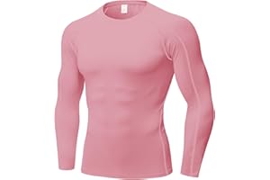 SPVISE Men's Compression Shirt Long Sleeve Athletic Workout T-Shirts Top Active Sport Baselayer Undershirt Gear Shirt Dry Fit