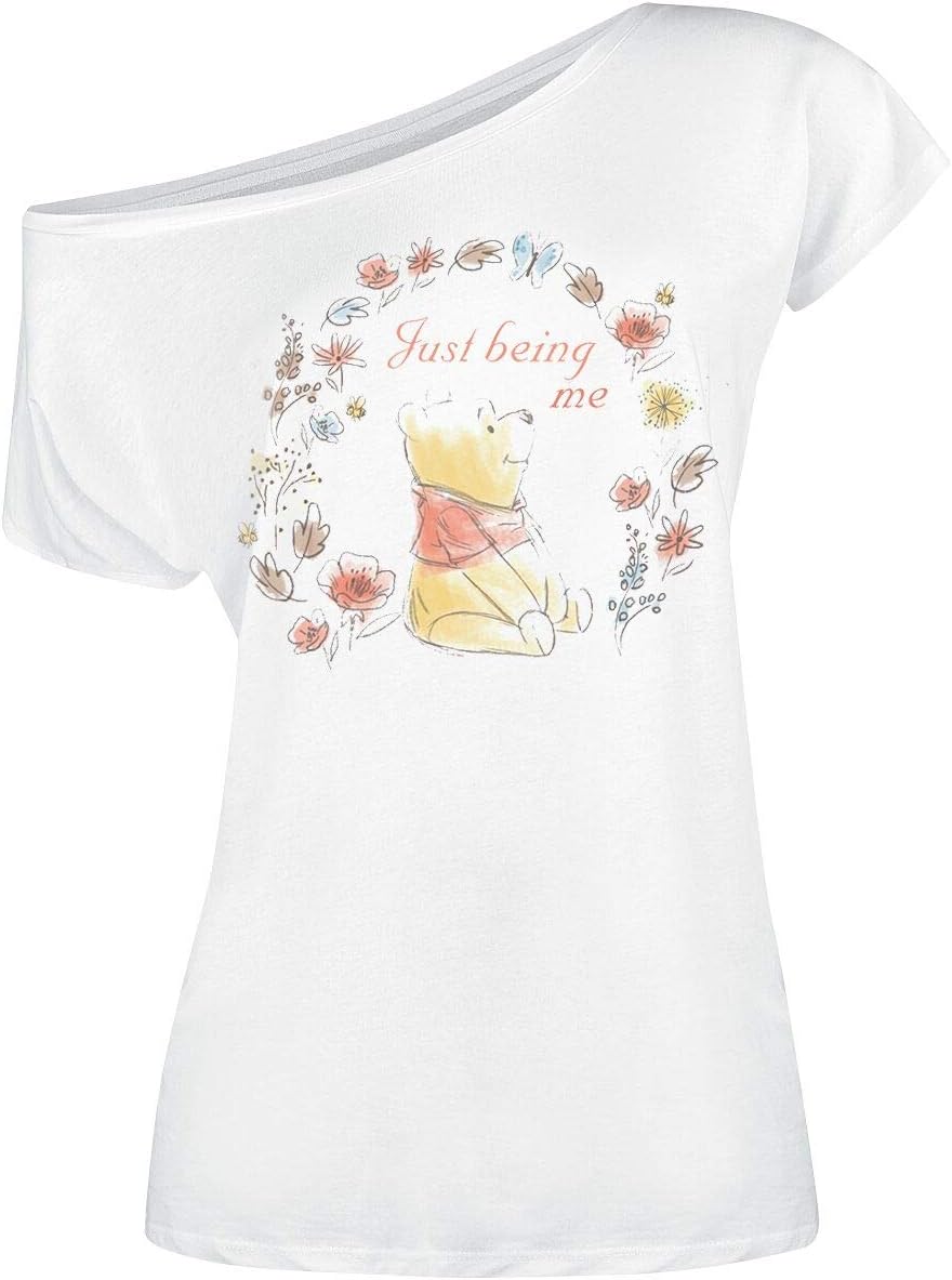 Winnie The Pooh Just Being Me T-Shirt White M