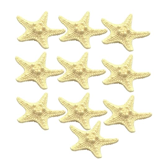 VOSAREA 10 Piezas Imanes de Nevera de Resina de Estrella de Mar ...