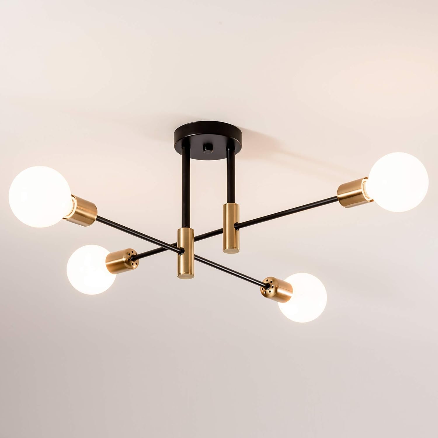 Nordic Sputnik Chandelier, SOZOMO Modern Sputnik Chandelier Mid Century