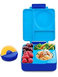 OmieBox Bento Lunch Box With Insulated Thermos For Kids