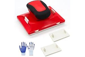 CANUMER Paint Edger Trimmer for Walls, Ceilings & Corners - Precision Edge Painting Tool with 2 Replacement Pads & Gloves, Paint Pad Applicator, Paint Edger Tool, DIY Home Wall Painting Edging Kit