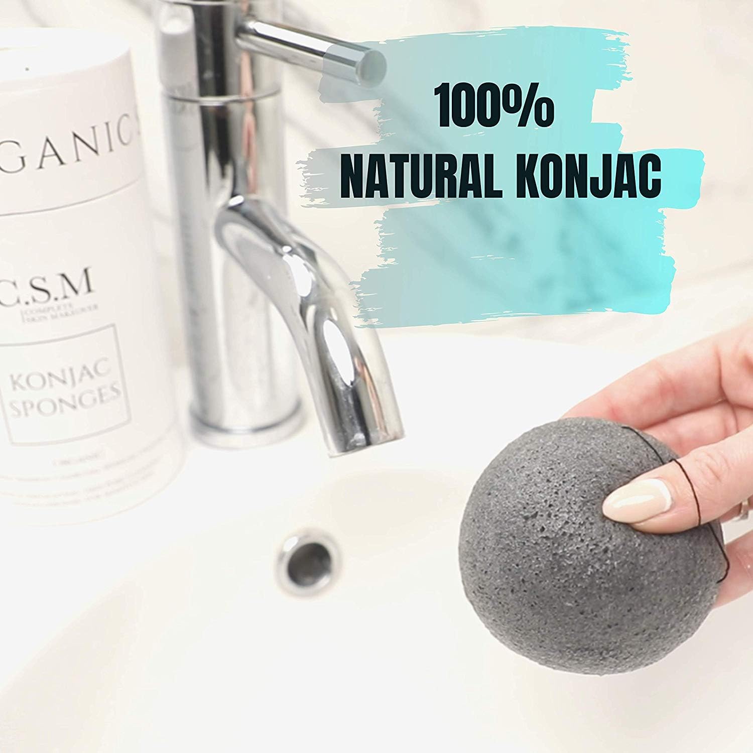 CSM Organic Konjac Beauty Sponges - Image 5