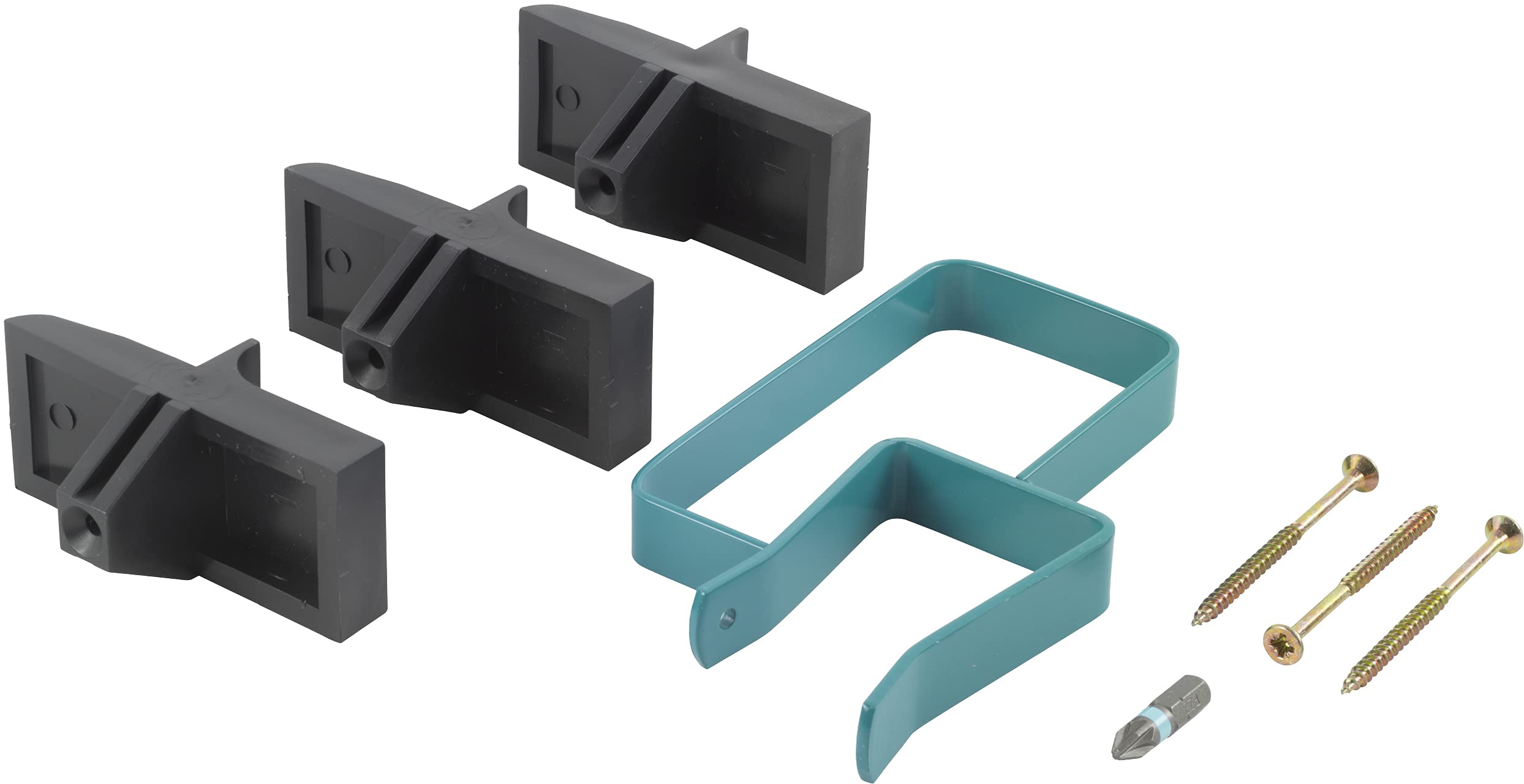 wolfcraft Fixing Set for Gypsum Plasterboards, 8 pcs. I 4040000 I Fixing aid for Installing Gypsum plasterboards on Ceilings and Sloping Areas