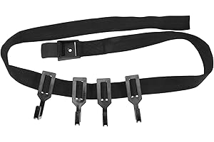 SUPVOX Tree Stand Strap with Metal Hanging Hooks 3.8cm X 1.5m Outdoor Hunting Equipment Gear Holder for Camping and Adventure