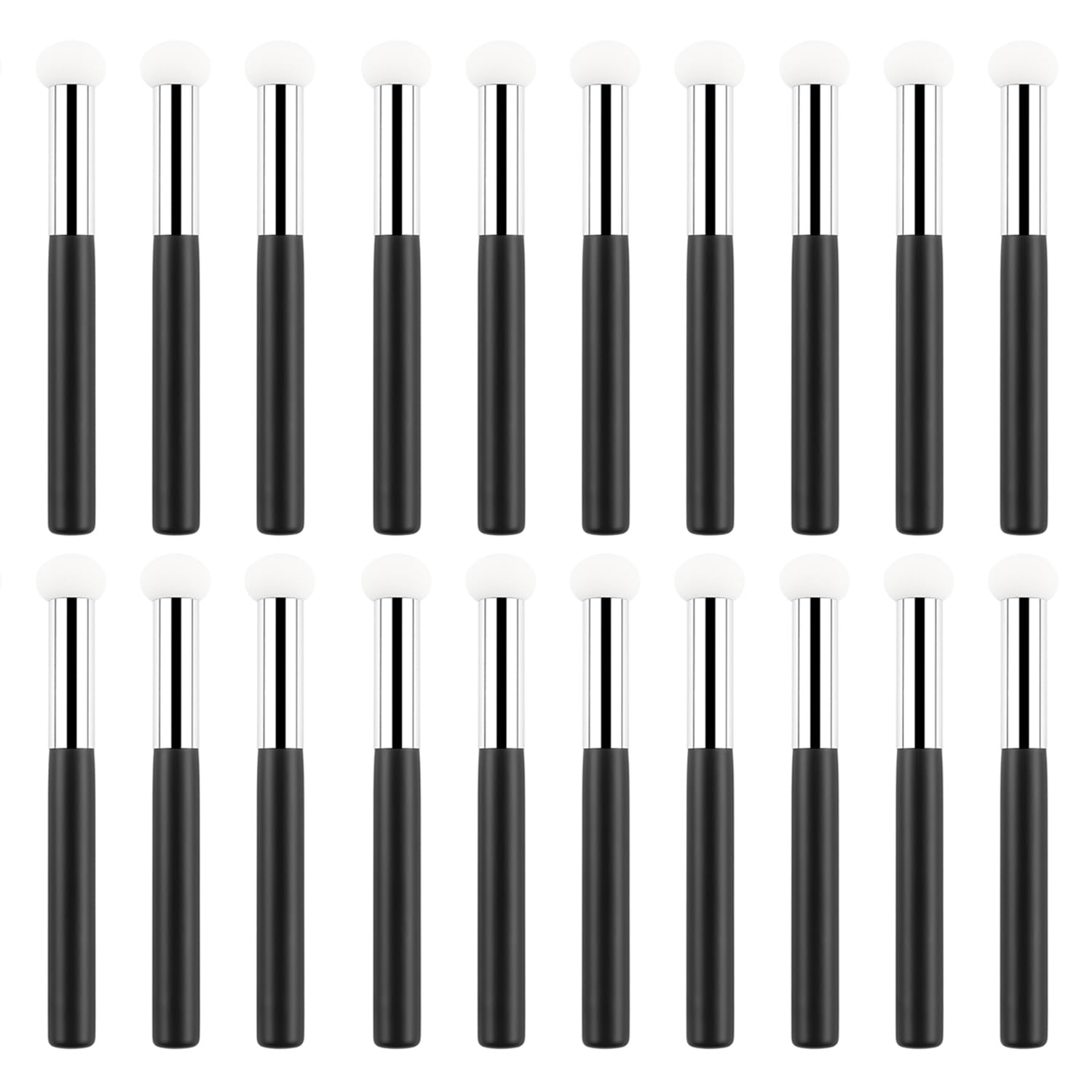 OTCRAFT 20 Pcs/Set Sponge Applicators, Mini Paper Sponges Mushroom Heads Pouncers for Card Making, Ink Blending Brushes Background Blender Paintbrush Art Blending Tool Card Making Stamp InkBlending