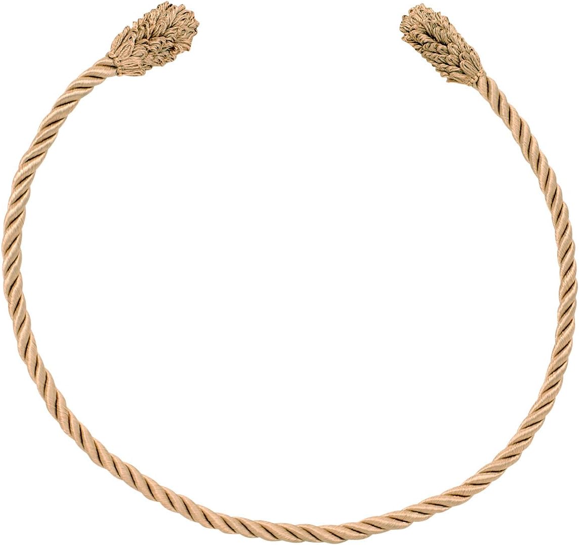 Wreaths, Garlands & Swags - Haute Decor Decorative Garland Twist Ties, 6 Pack, 20 inches (Gold) - Hang Garland, Lights, and Decorations Easily and Securely - Strong Inner Wire