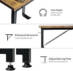 Lufeiya Small Computer Desk Study Table for Small