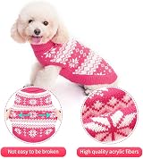 KOOLTAIL Turtleneck Dog Jumper Soft Sweater Coat Winter Clothes Size S view 5