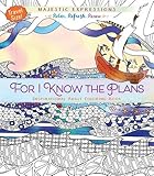 For I Know the Plans: Inspirational Adult Coloring Book (Travel Size!) (Majestic Expressions) by