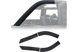 RERPRO D-Pillar Roll Bar Padding Protector Cover Compatible with 2021 2022 2023 2024 2025 New Ford Bronco 4 Door Roll Cage Edge Paint Protection Guard Prevent Scratching Exterior Accessories 4 Pack