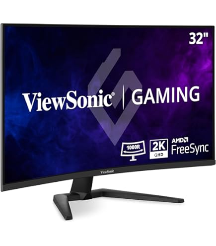 Amazon.com: ViewSonic VX3218C-2K 32 Inch Curved 1440p 1ms 180Hz