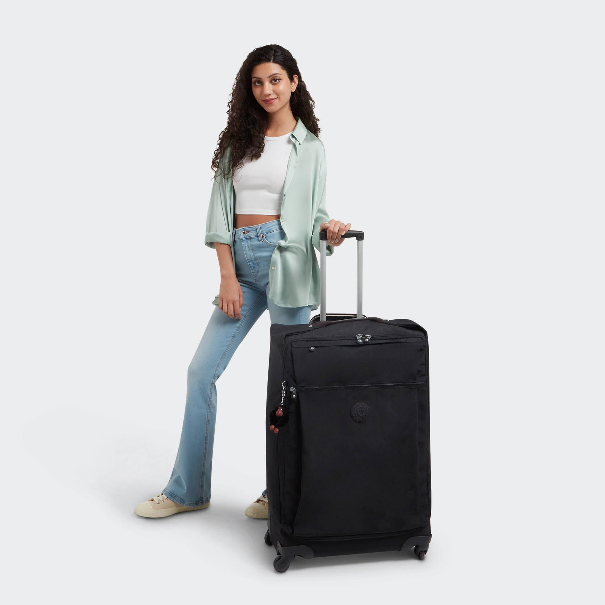 Kipling Women’s Darcey Large 29-Inch Softside Rolling Luggage, Nylon, 360 Degree Spinning Wheels