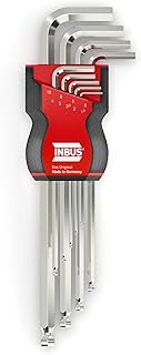 INBUS® 70167 Inbusschlüssel Set 9tlg, 1.5–10mm, mit Kugelkopf — Made in Germany
