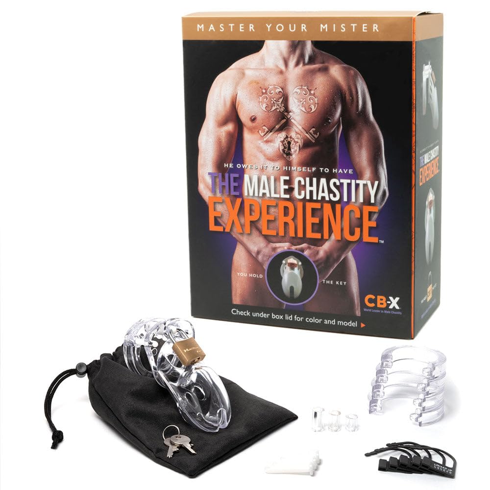 CB-X CB-3000 Male Chastity Device, Clear