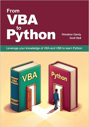 PDF EBOOK From VBA to Python: A Guide for VBA (and VB6) Users