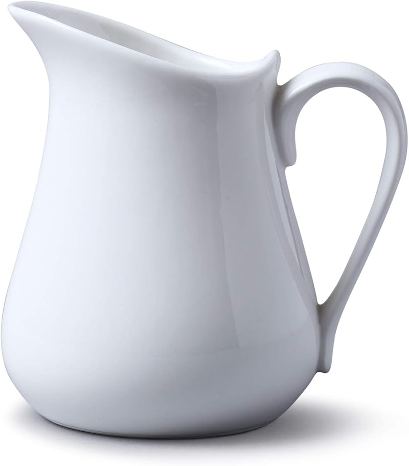 WM Bartleet & Sons Porcelain Traditional Jug 450 ml ¾ pint White