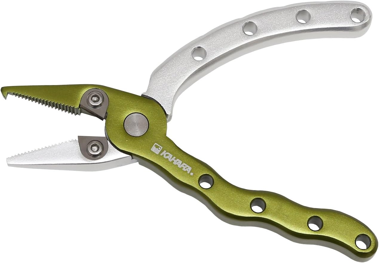 Kahara Aluminum Split Ring Pliers Light Game 43 Grams 4.5 Inch Melon (7491)