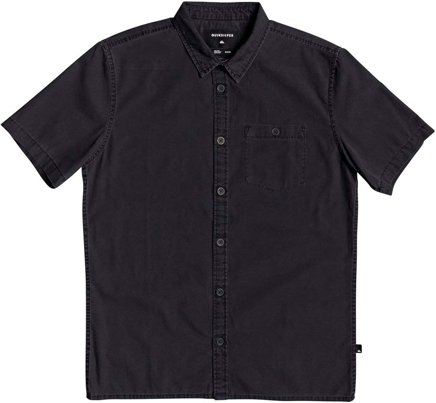 Quiksilver Men's Taxer Wash Short Sleeve Shirt: Clothing