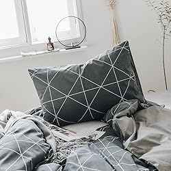mixinni Twin XL Size Comforter Set Soft Geometric