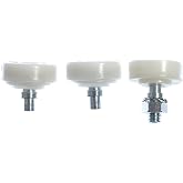 APDTY 85541 Door Manual Window Regulator Roller Wheel Set Of 3 | (Fixes 1 Door)