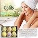 Bath Bombs (Set of 6) by Calily - Natural Bath Bombs To Indulge, Relax and Nourish Senses, Skin, Body and Spirit - Bath Bomb Kit With Six Different Essential Oil Bath Bombs - Gluten-Free & Vegan