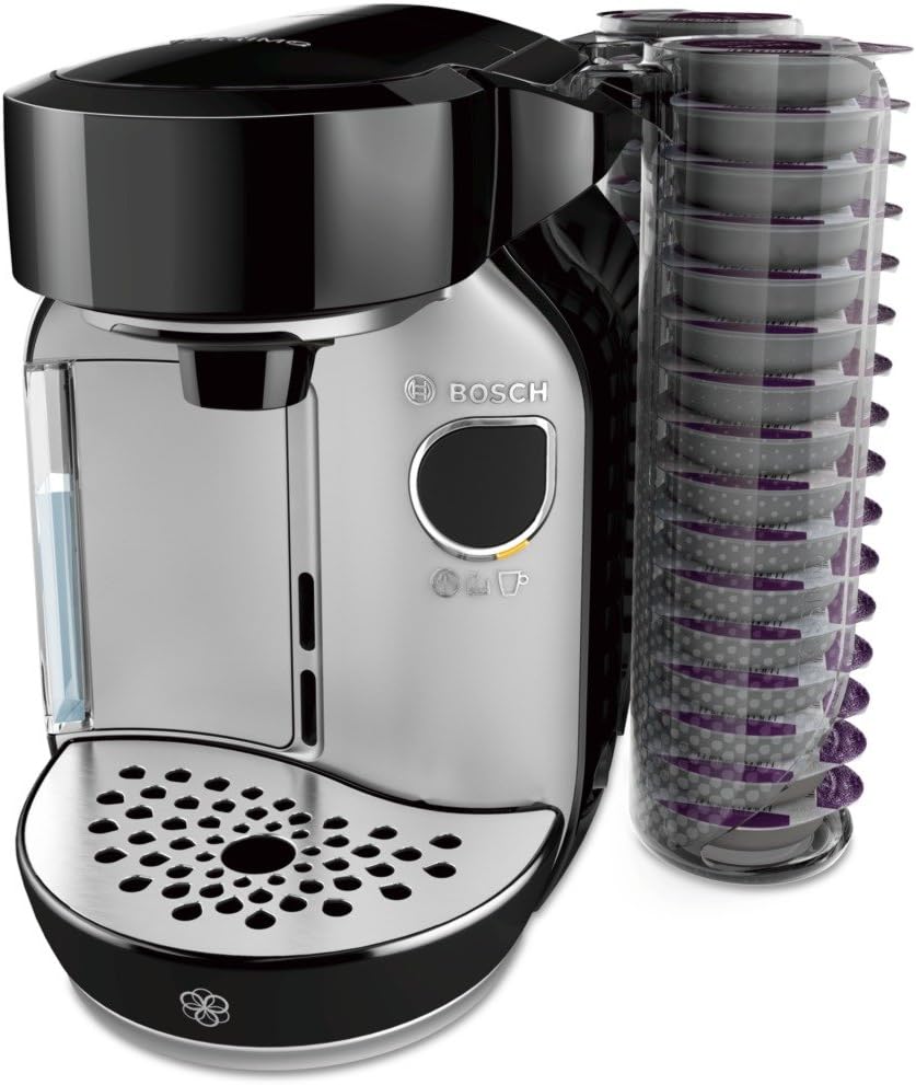 Bosch Tassimo Caddy T75 1.2 L Coffee Pod Machine Black & Silver 1300W