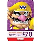 $70 Nintendo eShop Gift Card [Digital Code]