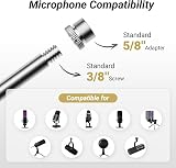 TONOR T20LP Low Profile Mic Arm Desk Mount 3/8 5/8 Adapter 74cm Reach view 5
