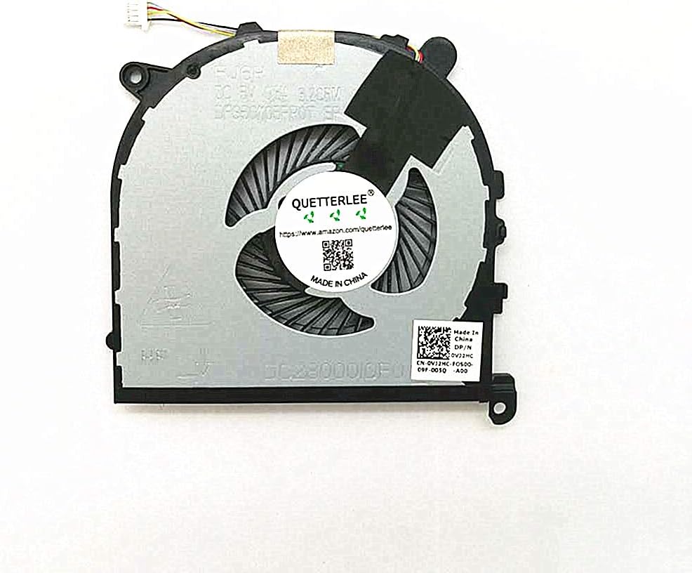 QUETTERLEE Replacement New CPU Cooling Fan for Dell XPS 15 9560 XPS 9560 Laptop Series 0VJ2HC DFS501105PROT FJ6P CPU Fan