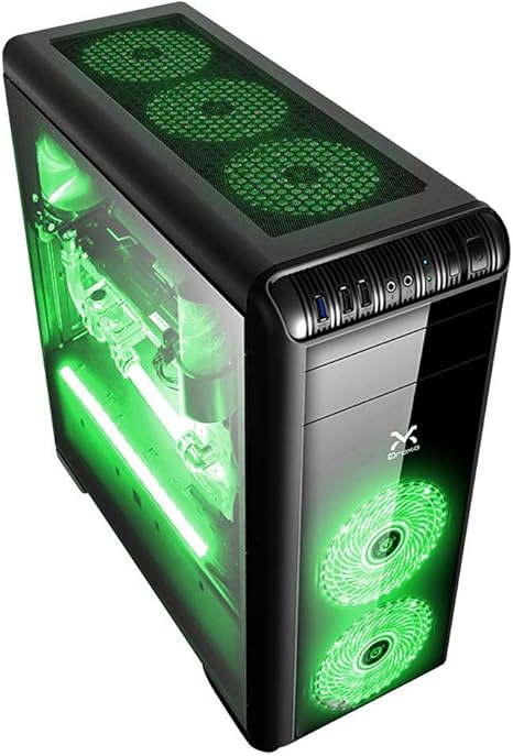 3Go Caja DROXIO Hologram ATX Gaming LAT.METACRILATO US: 3Go: Amazon.es: Informática