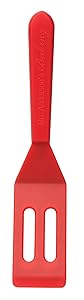 Mrs. Anderson’s Baking 43738 Mini Brownie Serving Spatula, 8-Inches x 1.5-Inches, Heat-Resistant Flexible Nonstick Silicone, Red