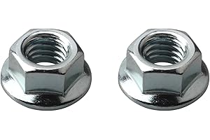 AAAQQ 8mm Nut for Honda 94050-08080-08 HR21 HR21-5 HRA21 HRB215 HRM195 HRM215 HRR216 HRS216 HRT216 Lawn Mower Handlebar Handle Stay Cutter Housing, Flange (2 pcs)