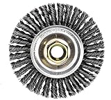 Weiler, 13131, Twist Wire Wheel Wire Brush,  Threaded Arbor