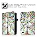 Fintie Folio Case for Amazon Fire 7 Tablet (Previous Generation - 7th, 2017 Release) - Slim Fit PU Leather Standing Protective Cover Auto Wake/Sleep, Compatible with Fire 7 (5th Gen, 2015), Love Tree