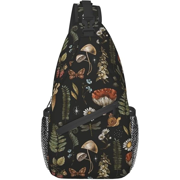 Amazon.com: Vasietrng Mushroom Gifts Mushroom Sling Bag  display picture 2