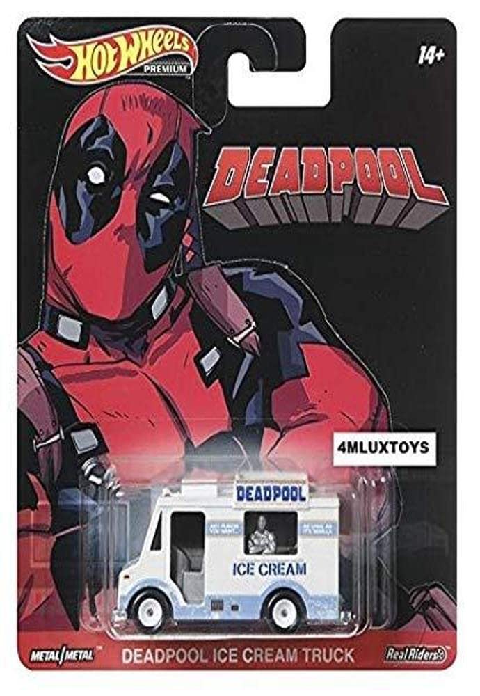 Hot Wheels Retro Entertainment Diecast Deadpool Icecream Truck