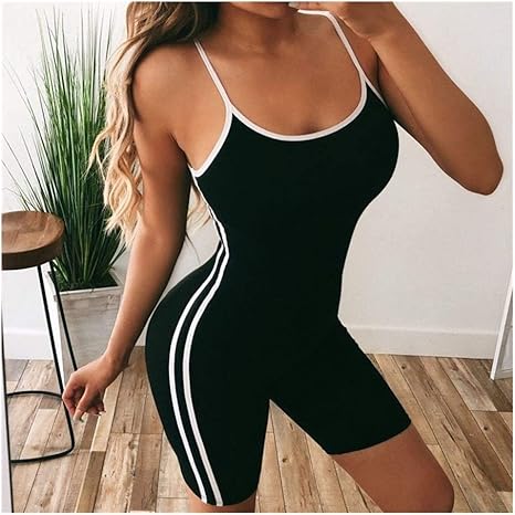 LAOBIAOZI Mono De Yoga Deportivo For Mujer Camiseta Sin Mangas ...