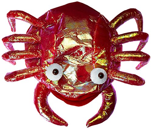 Jacobson Hat Company Men's Adult Red Iridescent Crab Hat